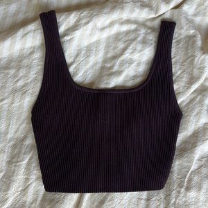 Babaton sculpt ribbed tank